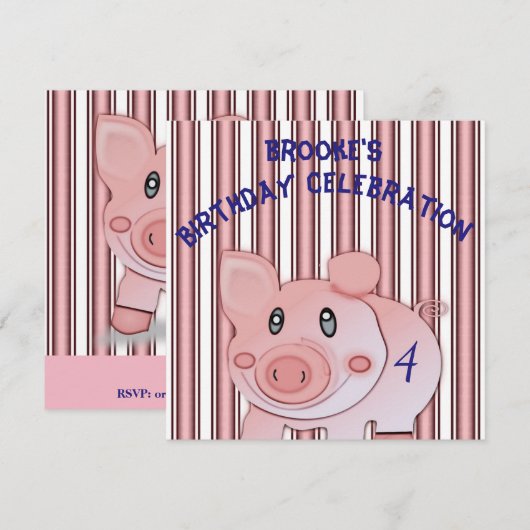 9月1日　子供の誕生日 招待状 (正面/裏面)