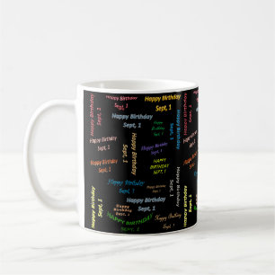 9月1日 誕生日マグカップ コーヒーマグカップ