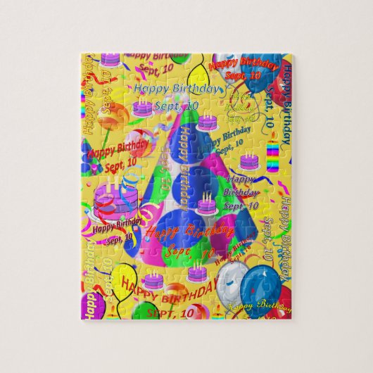 9月10日誕生日ジグソーパズル ジグソーパズル (縦)