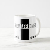 9月11日のマグを覚えて下さい コーヒーマグカップ (正面右)