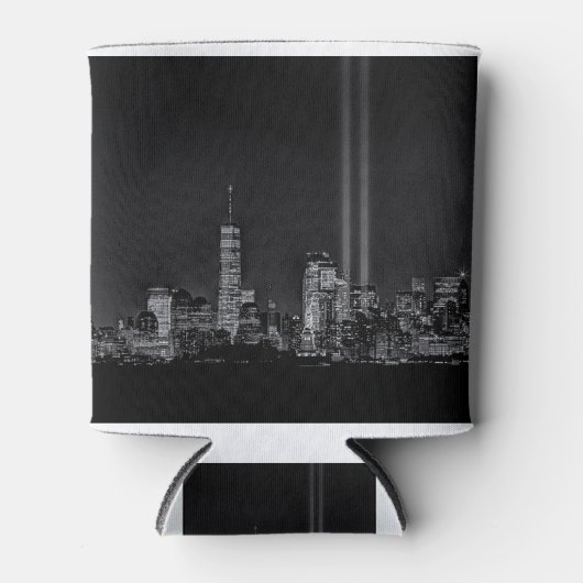 9月11日のライトアップNYC 缶クーラー (正面)