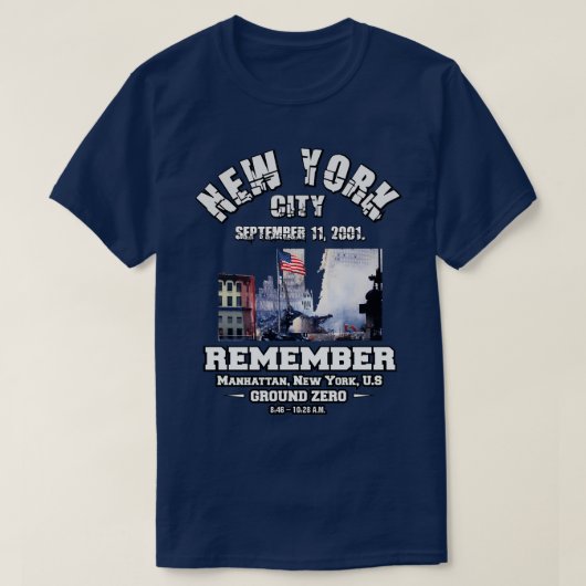 9月11日の記憶 Tシャツ (デザイン正面)