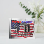 9月11日を決して忘れない ポストカード (スタンド正面)