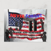 9月11日を決して忘れるな ポストカード (正面)