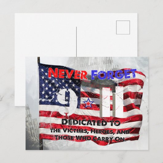 9月11日記念日 ポストカード (正面/裏面)