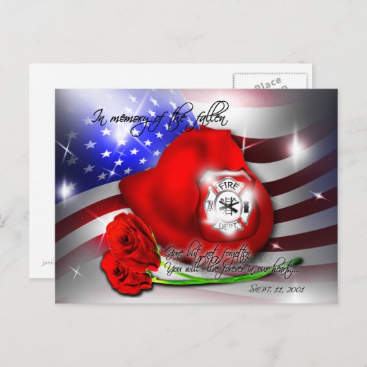 9月11日追悼記念ポストカード ポストカード (正面/裏面)