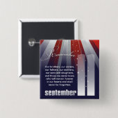 9月11日-愛国心が強い記憶Pin 缶バッジ (正面&裏面)