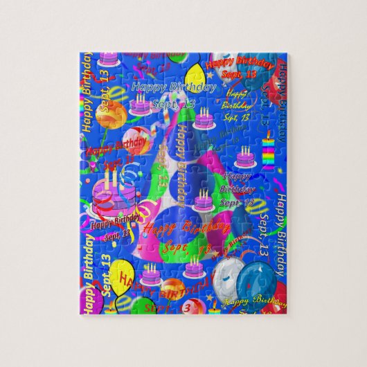 9月13日誕生日ジグソーパズル ジグソーパズル (縦)