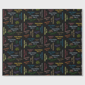 9月17日誕生日ギフト包装紙 ラッピングペーパー (フラット)