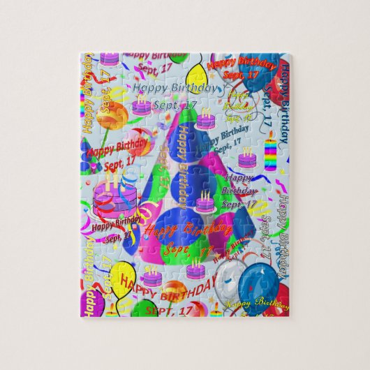 9月17日誕生日ジグソーパズル ジグソーパズル (縦)