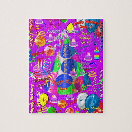 9月18日誕生日ジグソーパズル ジグソーパズル (縦)