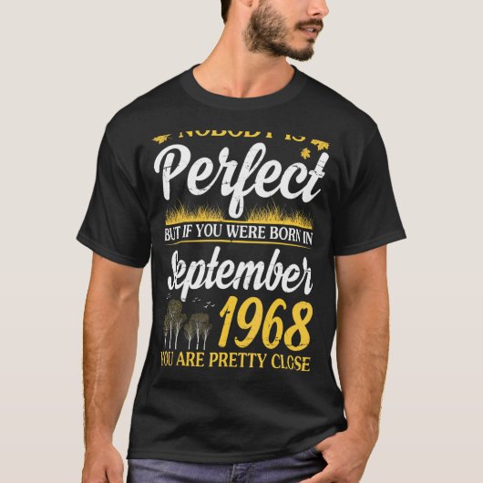 9月19もし日に完璧な生まれ人はいない Tシャツ (正面)