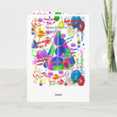 9月26日誕生日グリーティングカード折り畳み カード (裏面)