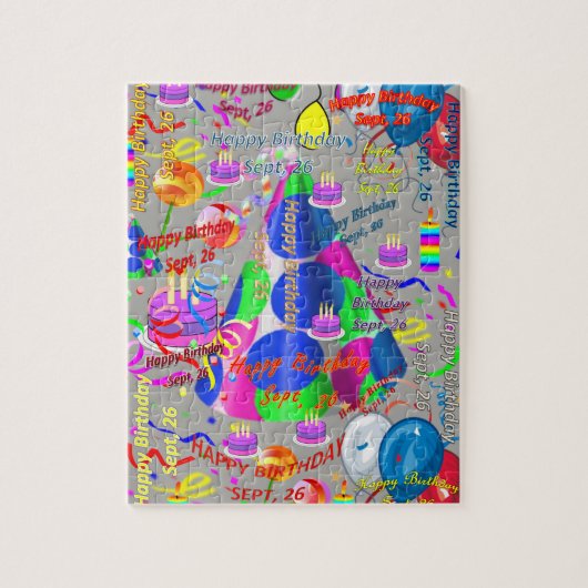 9月26日誕生日ジグソーパズル ジグソーパズル (縦)