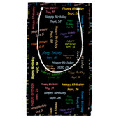 9月26日誕生日抱き枕 スモールペーパーバッグ (正面)