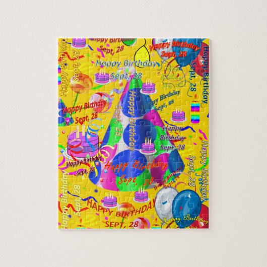 9月28日誕生日ジグソーパズル ジグソーパズル (縦)