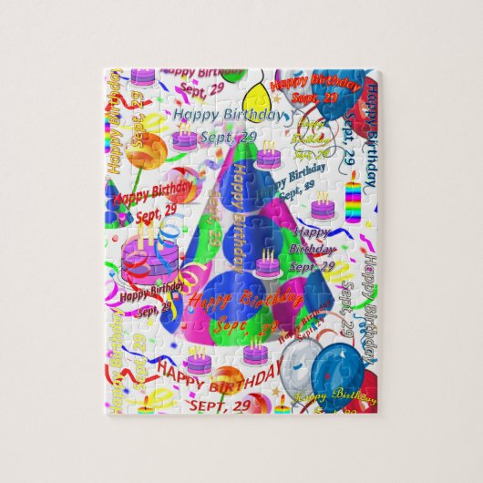 9月29日誕生日ジグソーパズル ジグソーパズル (縦)