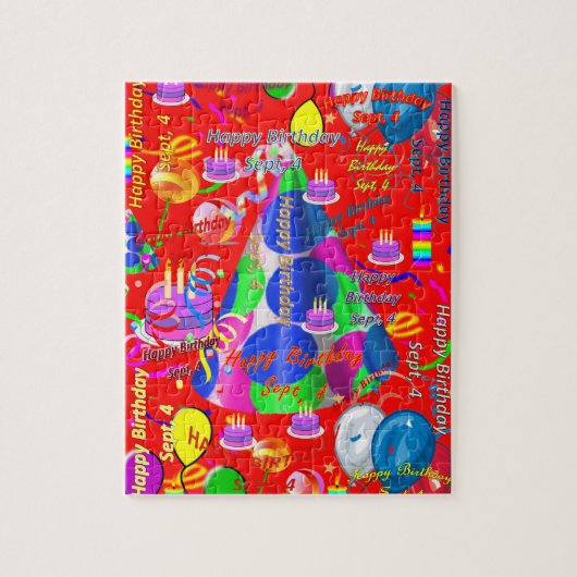 9月4日誕生日ジグソーパズル ジグソーパズル (縦)