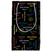 9月5日誕生日抱き枕 スモールペーパーバッグ (正面)