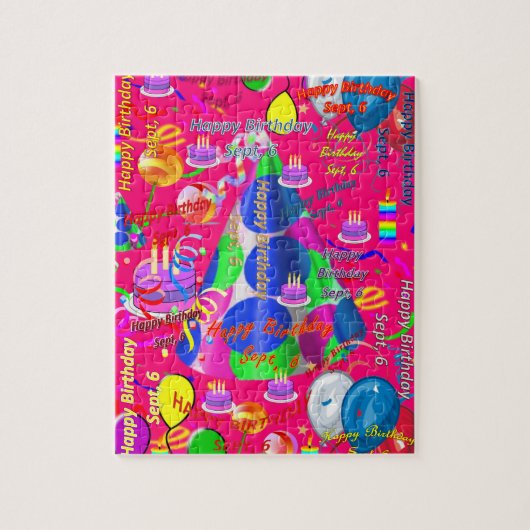 9月6日誕生日ジグソーパズル ジグソーパズル (縦)
