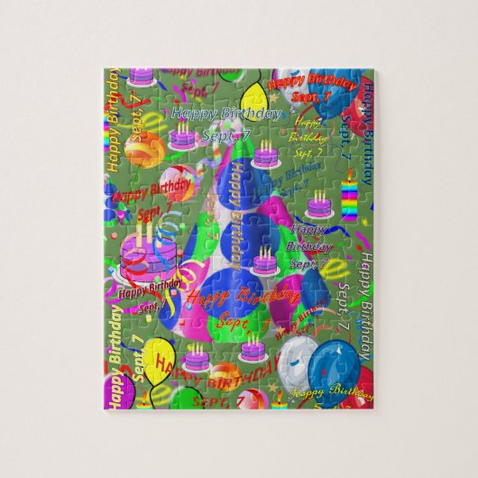 9月7日誕生日ジグソーパズル ジグソーパズル (縦)