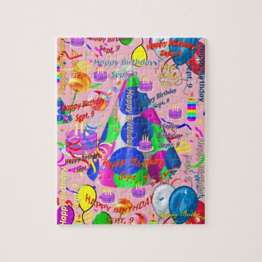 9月9日誕生日ジグソーパズル ジグソーパズル (縦)