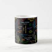 9月9日誕生日マグ コーヒーマグカップ (中央)