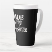 9月 |誕生日ギフト |《星座》乙女座〔占星術の〕十二宮図 カフェラテマグ (右アングル)