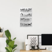 9月、10月、11月、12月 ポスター (ホームオフィス)