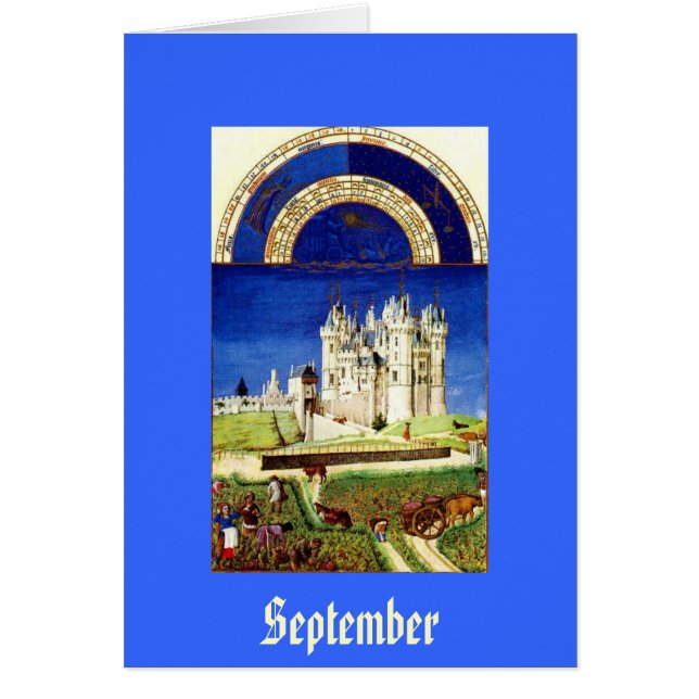 9月- Tres Riches Heures du Duc deの果実 (正面)
