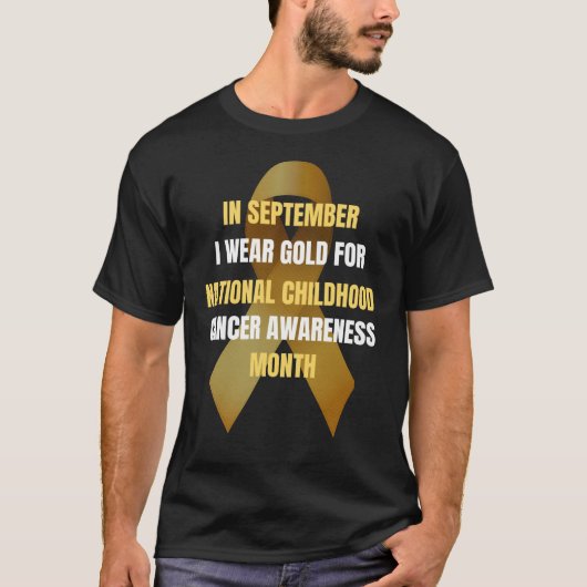 9月I衣服金ゴールド Tシャツ (正面)