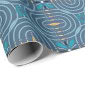 9本枝の大燭台 |ハヌカ | Hanukkiah ユダヤ人| | Hygge ラッピングペーパー (ロールコーナー)