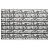 9枚のお気に入りの写真を使う – 黒 ファブリック (ファットクウォーター)