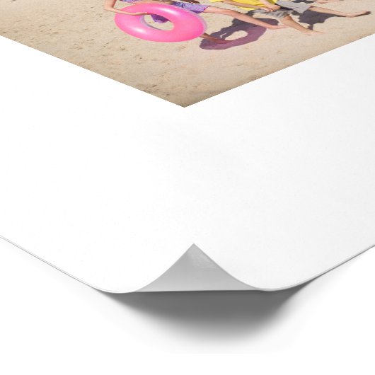 9枚のフォトコラージュを作成パーソナライズされた ポスター (角)