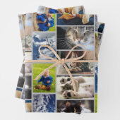 9枚のフォトコラージュを作成縁ど ラッピングペーパーシート (インサイチュ)