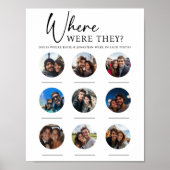 9枚の写真が彼らの結婚婚約ゲーム ポスター (正面)