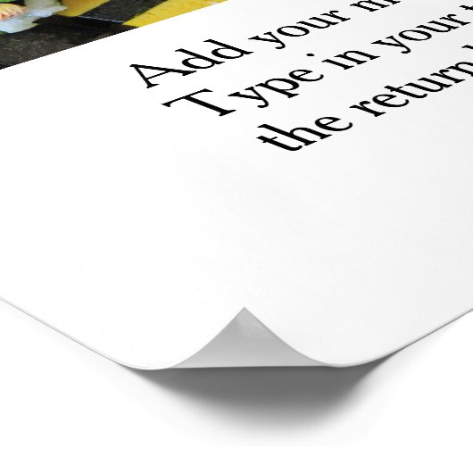 9枚の写真でポスターを作成+文字 ポスター (角)