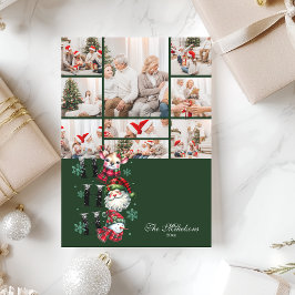 9枚の写真で楽しむレトロサンタ&フレンドのクリスマス シーズンカード