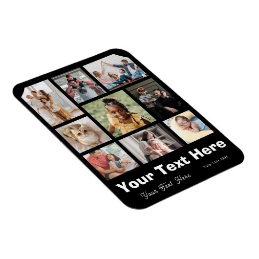 9枚の写真とキャプションお気に入りのマグネットの追加 マグネット (右側)