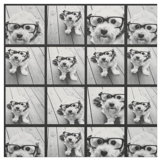 9枚の写真を使お気に入りの用 – 黒い背景 ファブリック (見本)