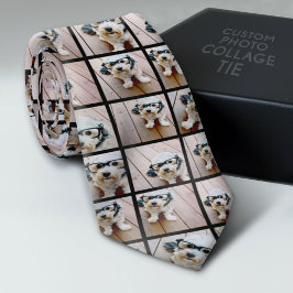 9枚の写真カスタムでフォトコラージュを作成 ネクタイ