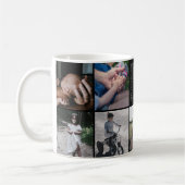 9枚の写真マグで父の日パーソナライズされたが幸せ コーヒーマグカップ (左)