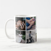 9枚の写真マグで父の日パーソナライズされたが幸せ コーヒーマグカップ (左)