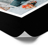 9枚の写真 家族 コラージュ ポスター (角)