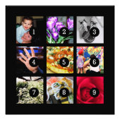 9枚の画像で簡単に独自のフォトアートを作成 フォトプリント            (正面)