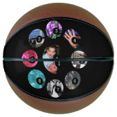 9枚の画像で簡単に自分の写真をデコレーション バスケットボール (正面)