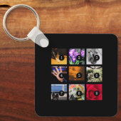 9枚の画像を使って自分のデコを簡単に作る キーホルダー (正面)