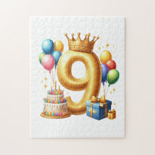 9歳の誕生日おめでとう ジグソーパズル