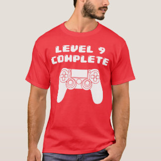 9歳の誕生日おめでとう バーチャルゲーム好きな友達へ Tシャツ