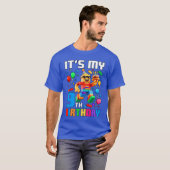 9歳の誕生日おめでとう ブロック 9歳 少年 Tシャツ (正面フル)